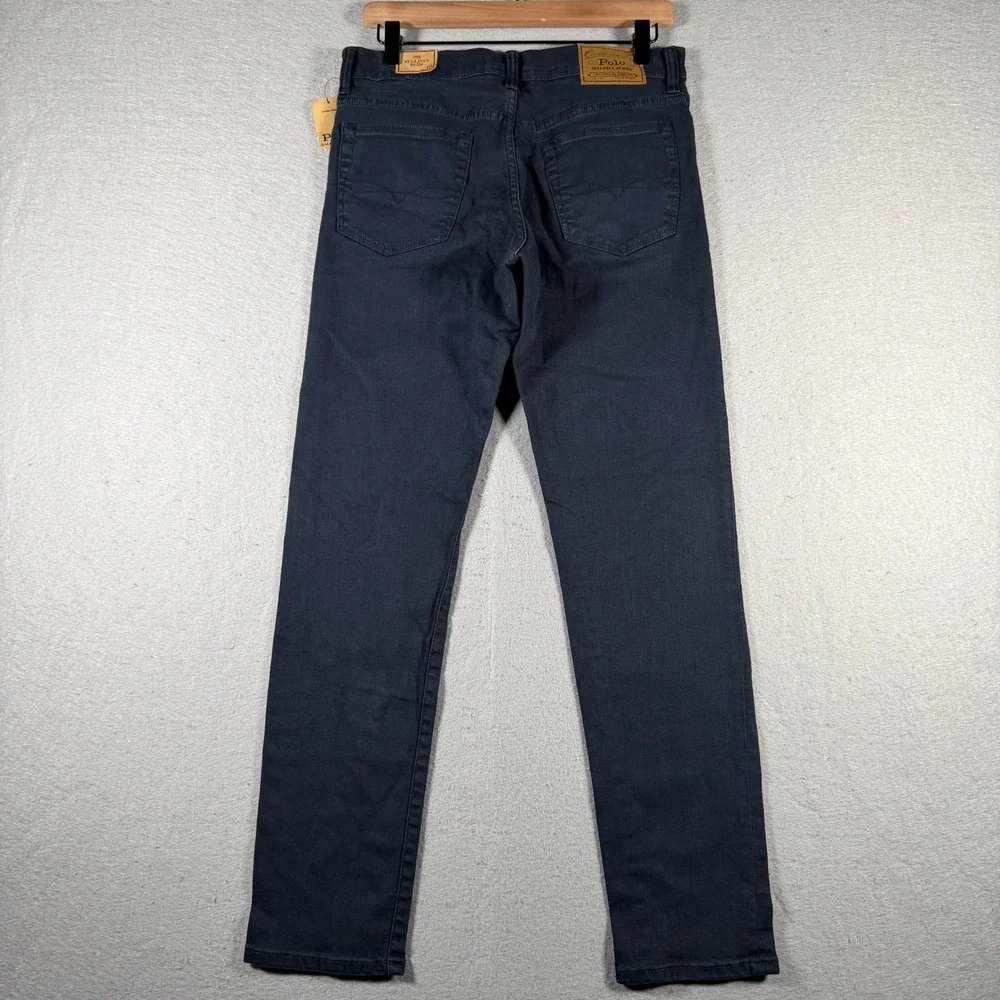 Polo‎ Ralph Lauren Kids Sullivan Slim Navy Blue Stretch Jeans Size 18 NWT